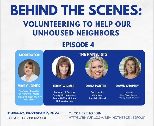 BEHIND THE SCENES: VOLUNTEERING